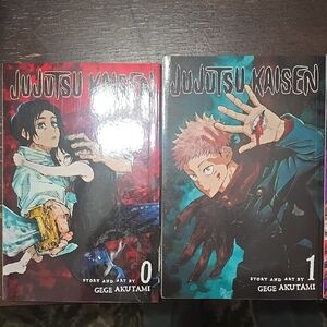 Jujutsu Kaisen Manga Volumes 0, 1, 2 and 3